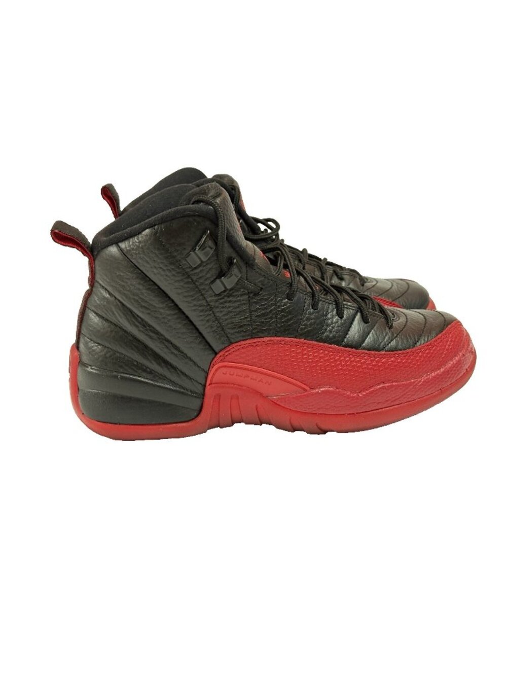 Nike Air Jordan 12 Retro Black Red GS Size 5.5Y Bred Pre-Owned